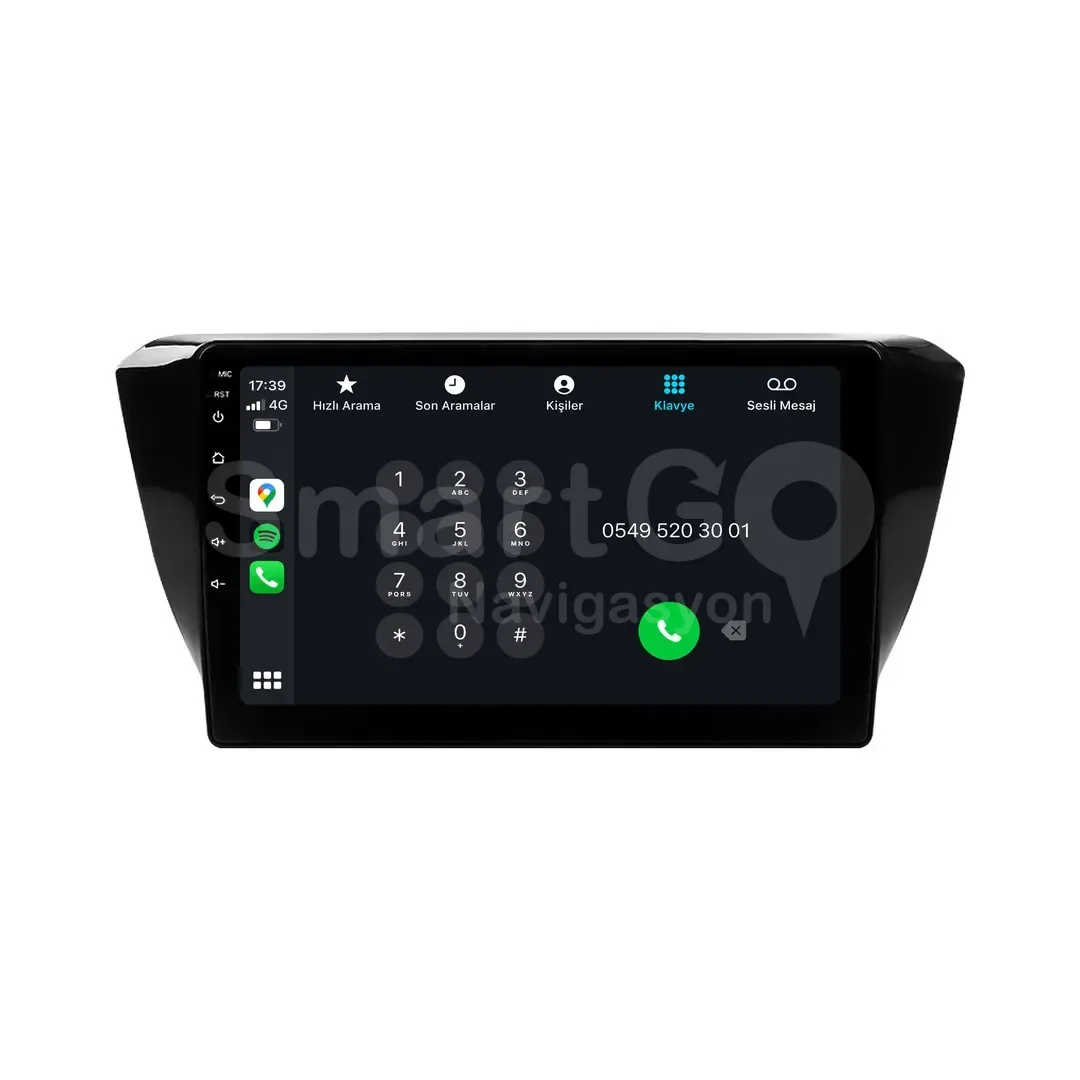 Skoda Superb Android Multimedya Sistemi (2015-2018) - 10 İnç