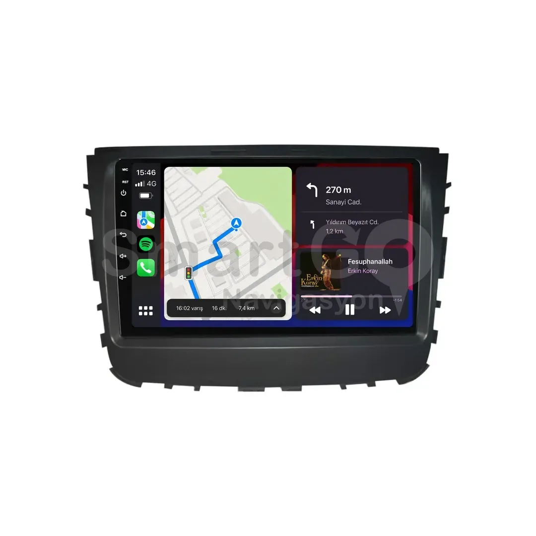SsangYong Musso Android Multimedya Sistemi (2019-2023) - 9 İnç