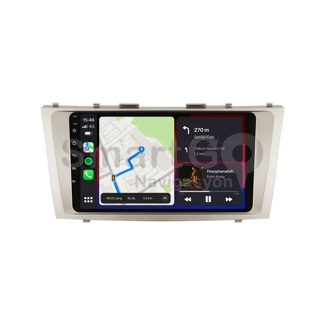 Toyota Camry Android Multimedya Sistemi (2007-2012) - 9 İnç