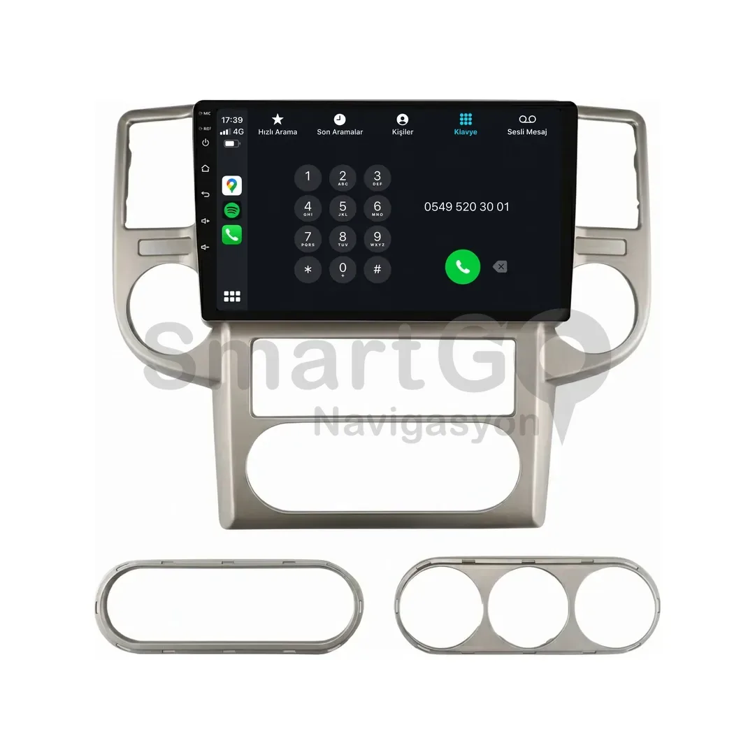 Nissan X-Trail Android Multimedya Sistemi (2005-2007) - 10 İnç