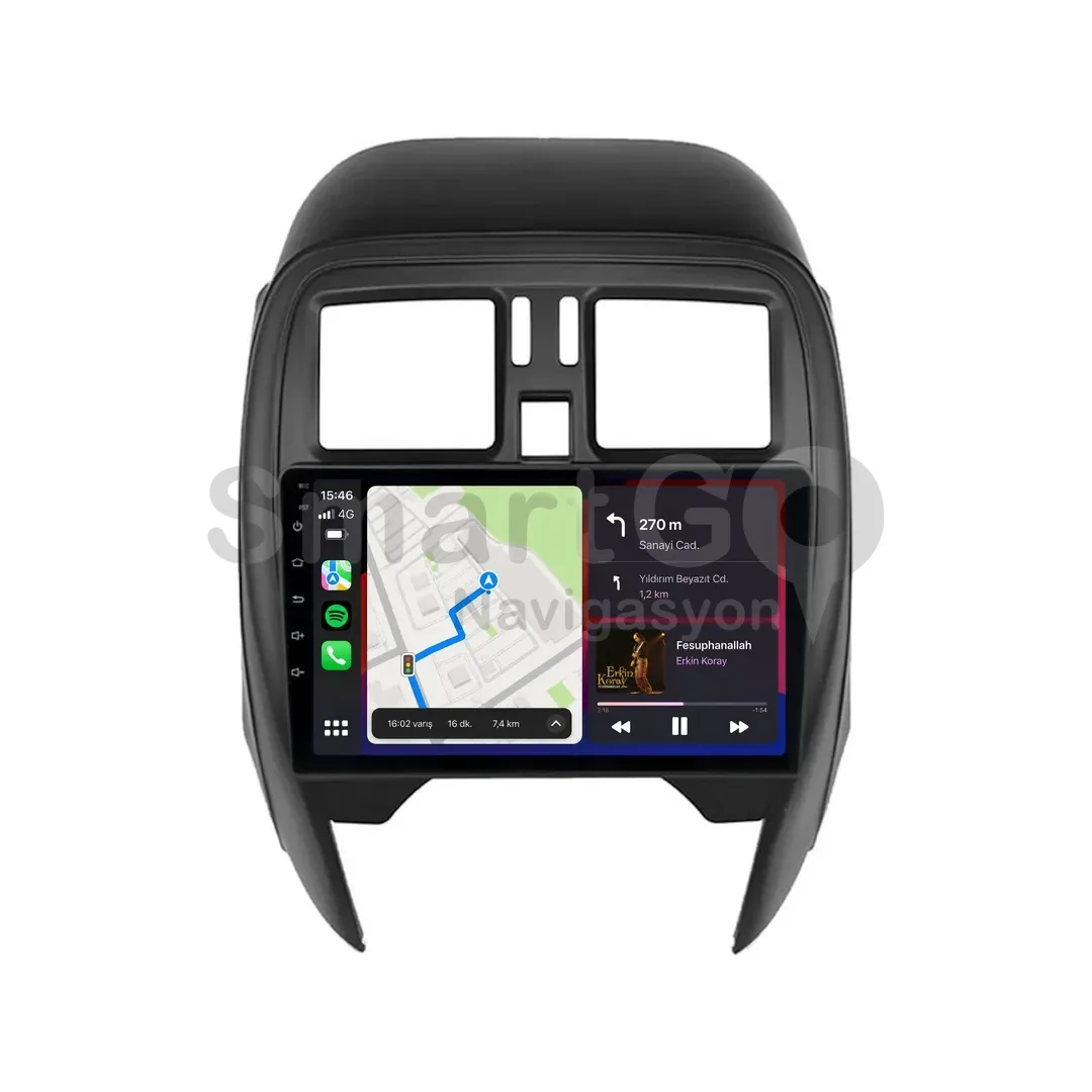 Nissan Micra Android Multimedya Sistemi (2013-2018) - 9 İnç