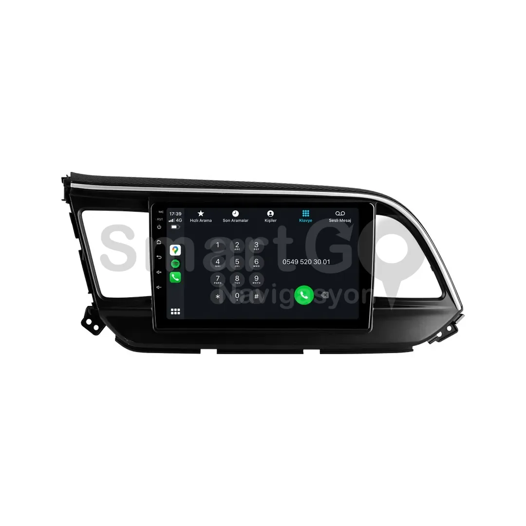 Hyundai Elantra Android Multimedya Sistemi (2019-2020) - 9 İnç