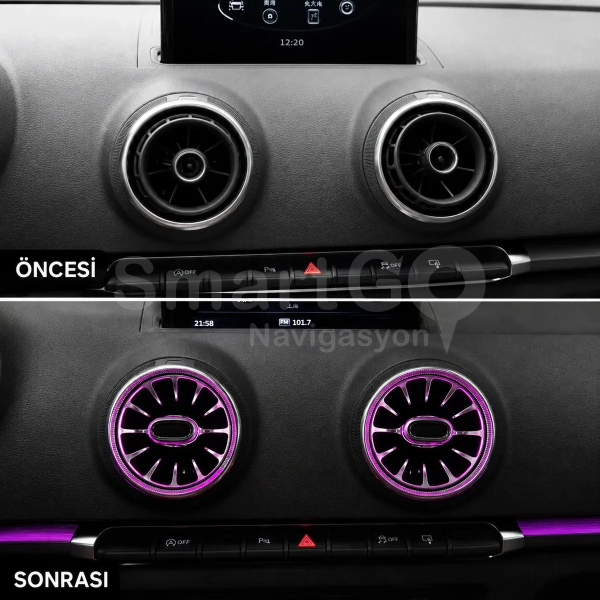 Universal Ambiyanslı Airvent