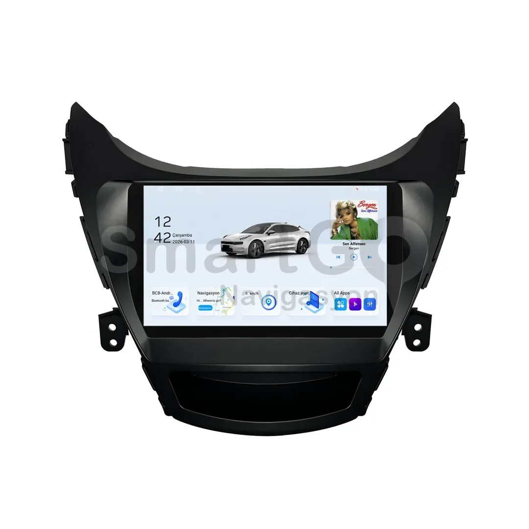 Hyundai Elantra Android Multimedya Sistemi (2011-2013) - 9 İnç