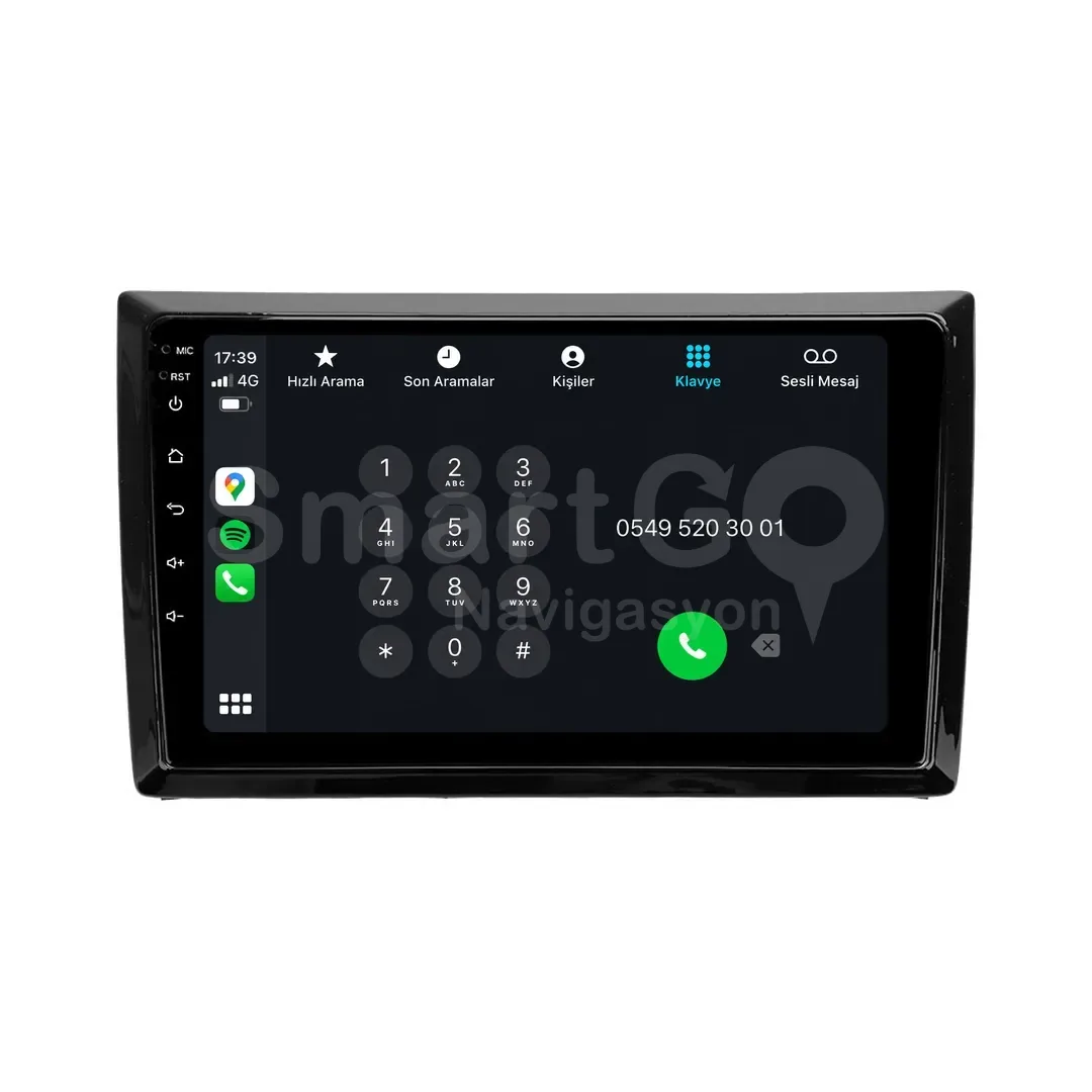 Volkswagen Beetle Android Multimedya Sistemi (2012-2018) - 9 İnç