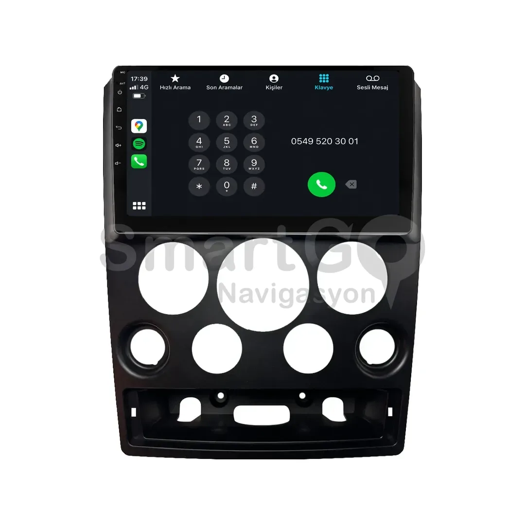 Ford Tourneo Connect Android Multimedya Sistemi (2002-2009) - 9 İnç