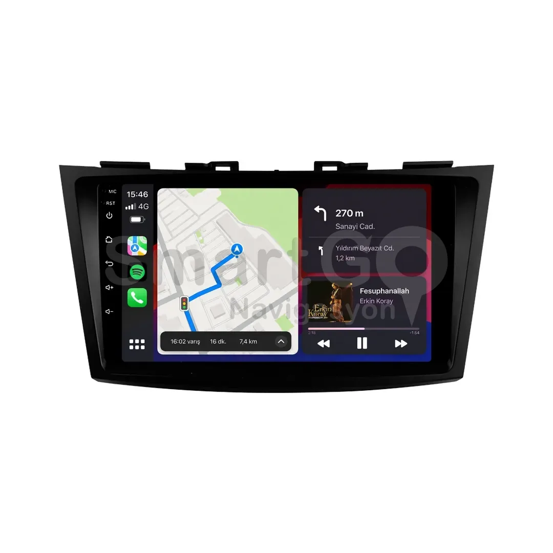 Suzuki Swift Android Multimedya Sistemi (2011-2016) - 9 İnç