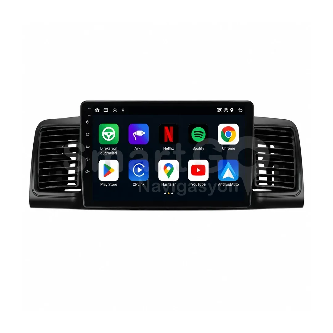Toyota Corolla Android Multimedya Sistemi (2002-2007) - 9 İnç