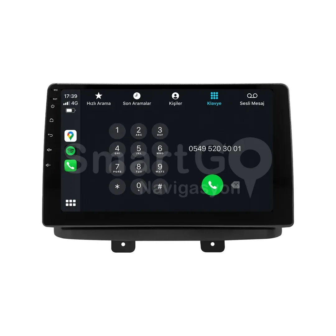 Fiat Doblo Combi D2 Android Multimedya Sistemi (2001-2013) - Cargo 9 İnç