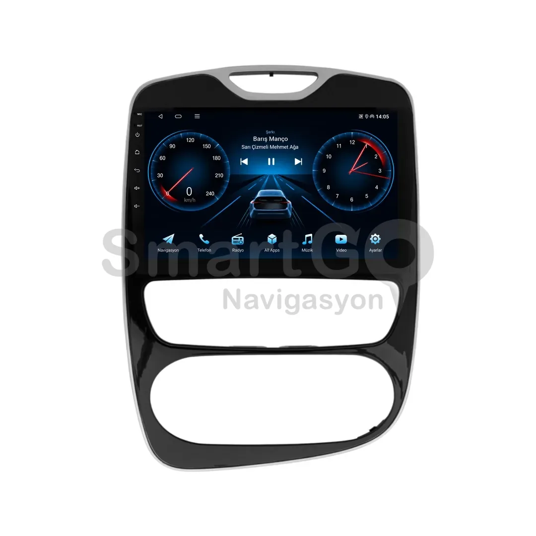 Renault Clio Android Multimedya Sistemi (2016-2019) - 10 İnç