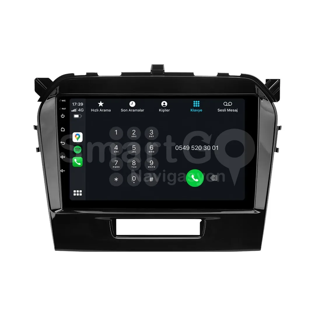 Suzuki Vitara Android Multimedya Sistemi (2016-2025) - 9 İnç