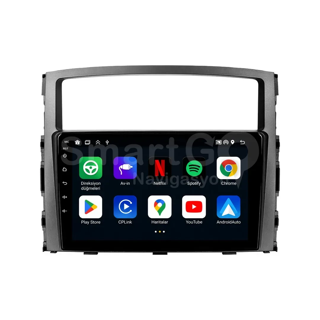 Mitsubishi Pajero Android Multimedya Sistemi (2008-2016) - 9 İnç