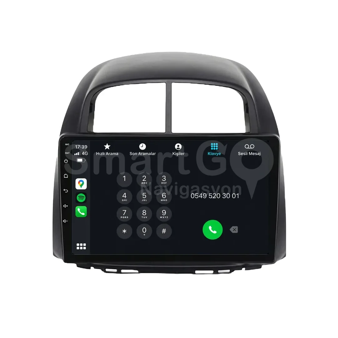 Daihatsu Sirion Android Multimedya Sistemi (2006-2009) - 9 İnç