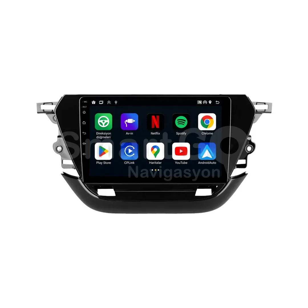 Opel Corsa Android Multimedya Sistemi (2020-2024) - 9 İnç