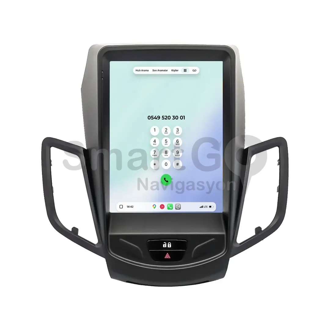 Ford Fiesta Android Tesla Multimedya Sistemi (2009-2017) - 9.7 İnç