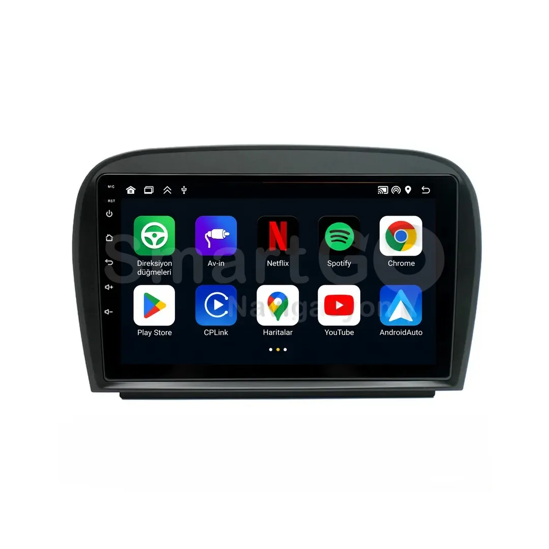 Mercedes SL Android Multimedya Sistemi (2002-2011) - 9 İnç