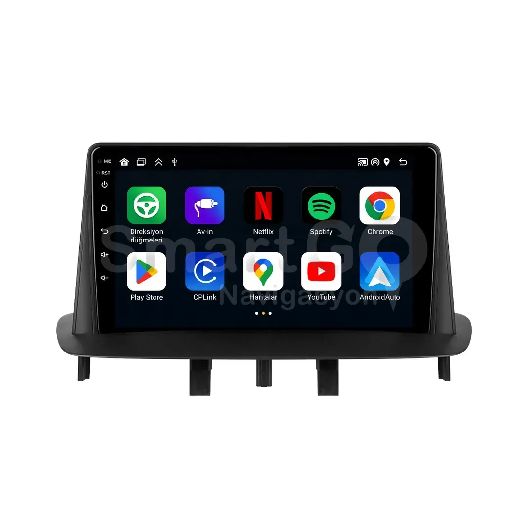Renault Megane Android Multimedya Sistemi (2009-2015) - Fluence 9 İnç