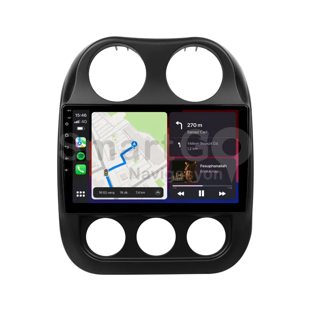 Jeep Patriot Android Multimedya Sistemi (2009-2011) - Compass 10 İnç