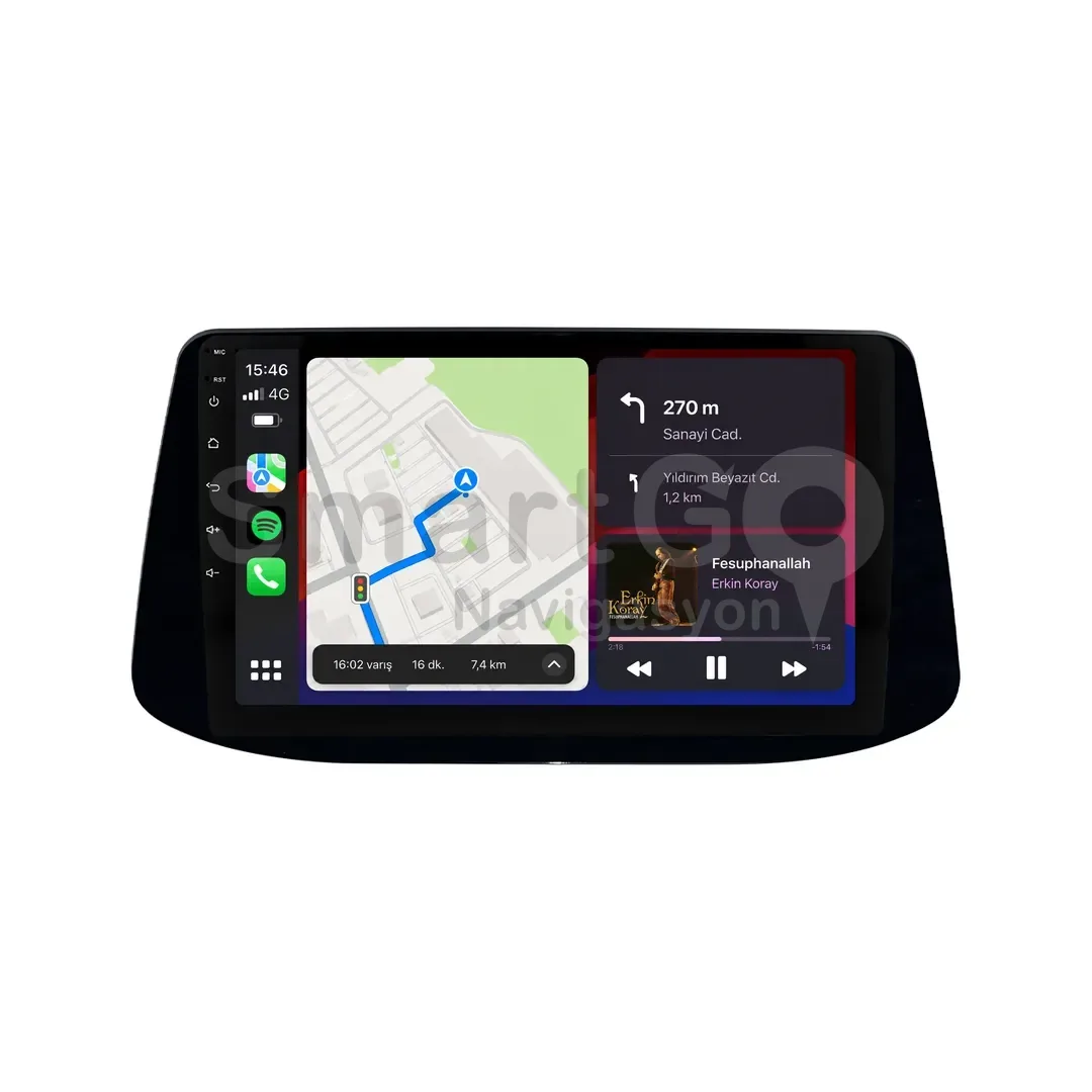 Hyundai i30 Android Multimedya Sistemi (2017-2025) - 9 İnç