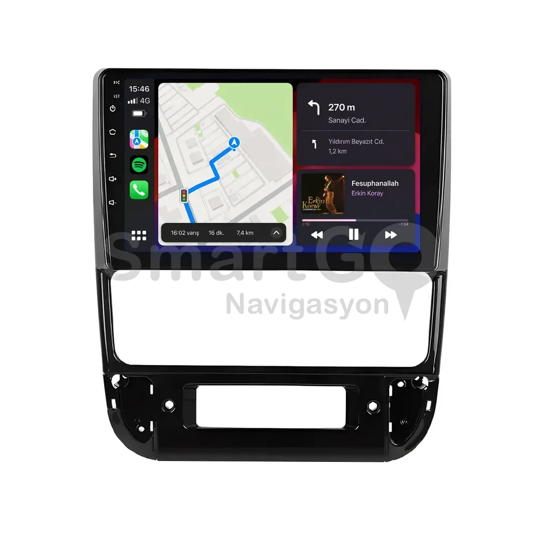 Peugeot 406 Android Multimedya Sistemi (1996-2004) - 9 İnç
