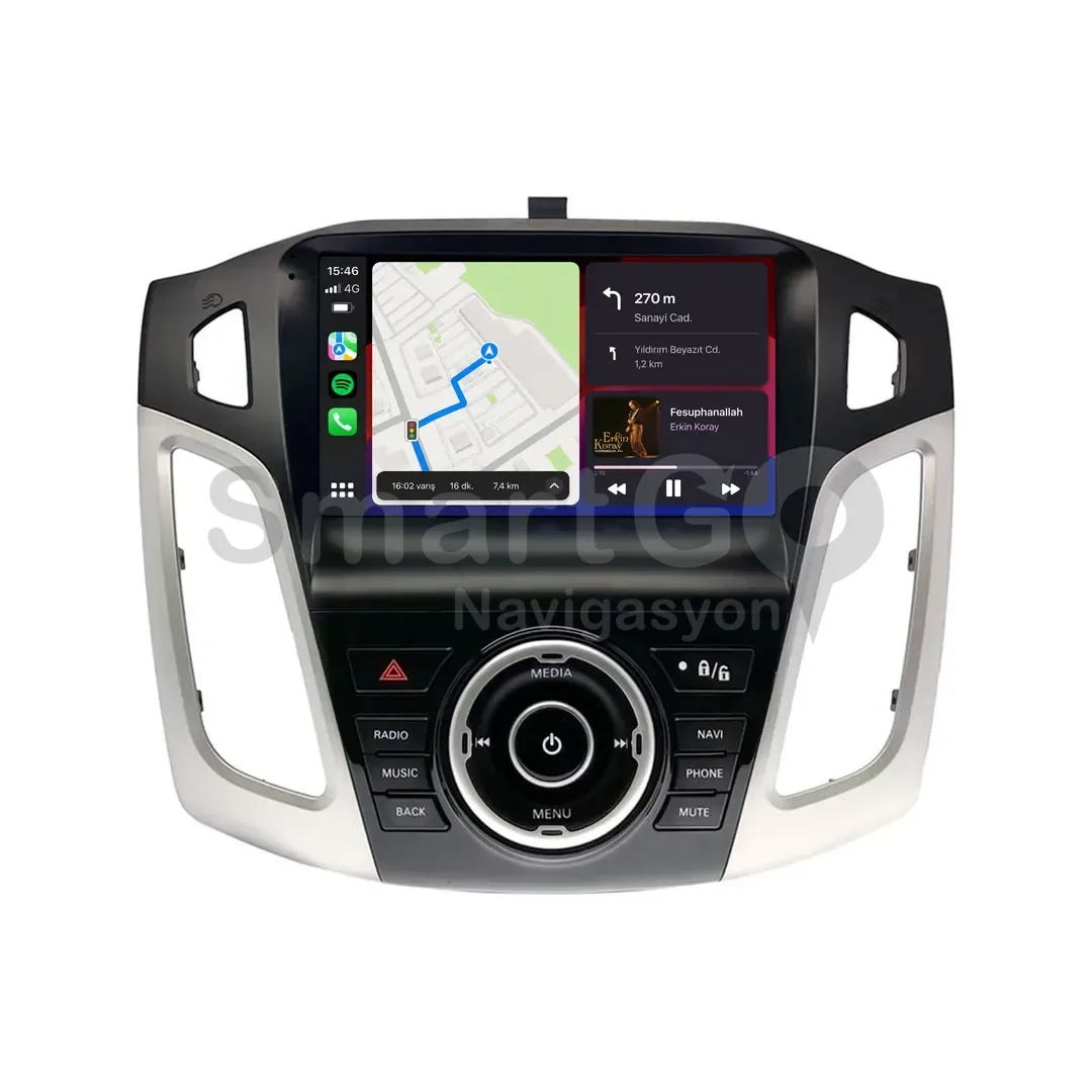 Ford Focus Android Multimedya Sistemi (2011-2018) - 9 İnç