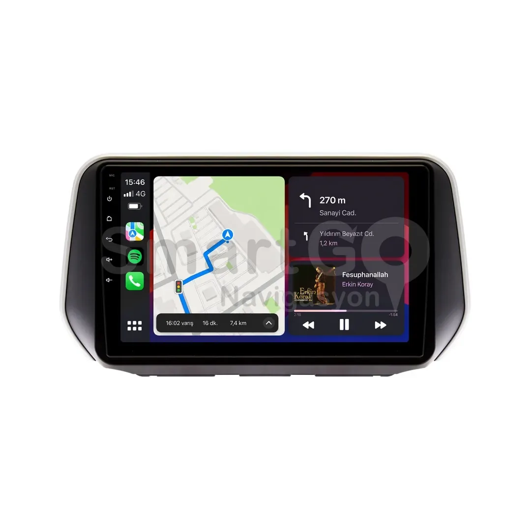 Hyundai Santa Fe Android Multimedya Sistemi (2019-2023) - 10 İnç