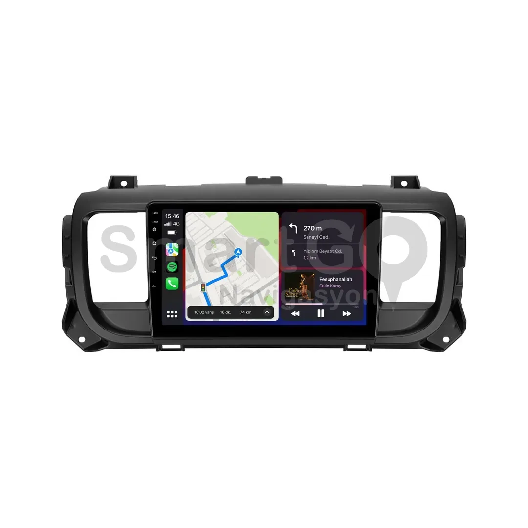 Peugeot Expert Android Multimedya Sistemi (2017-2023) - Citroen Jumpy 9 İnç