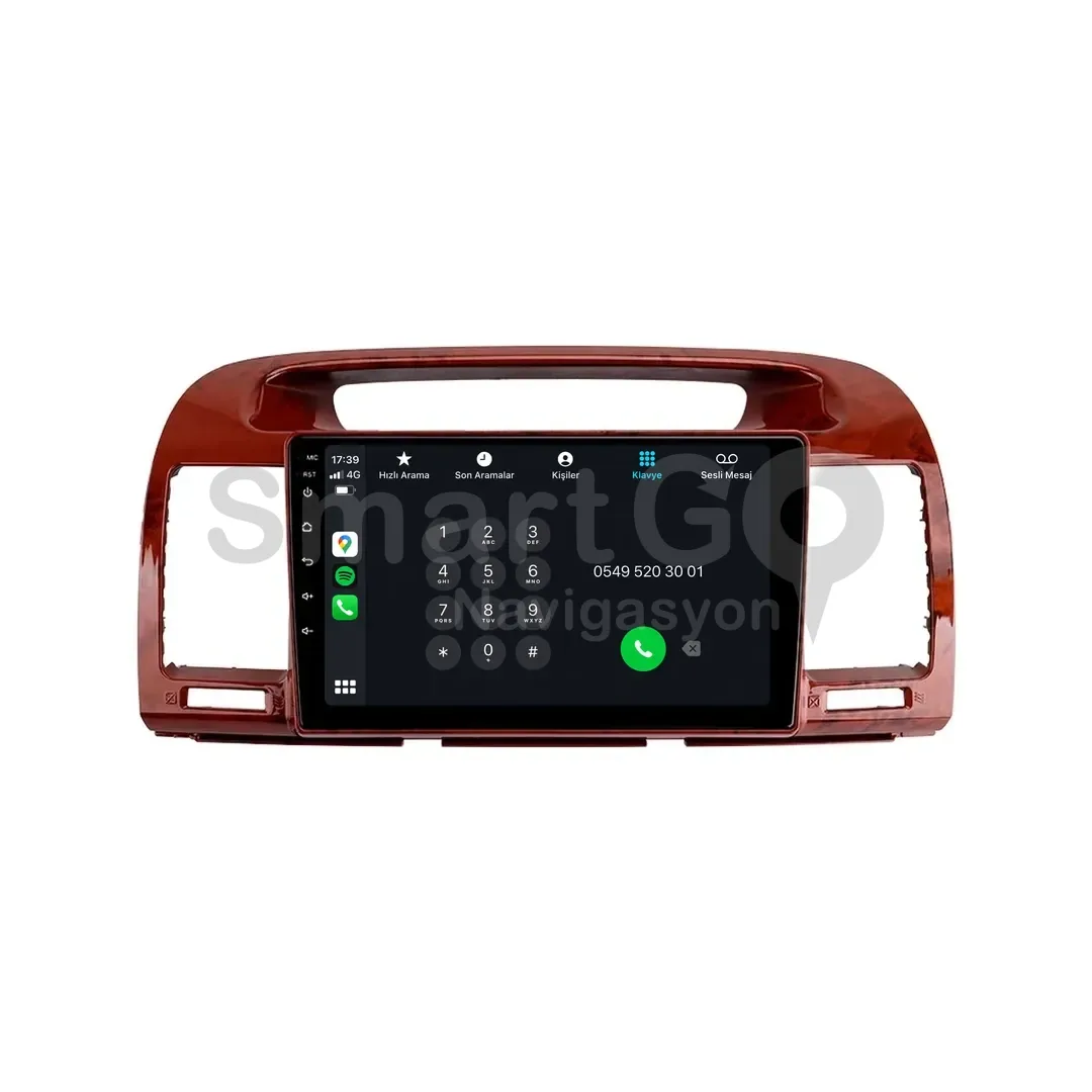 Toyota Camry Android Multimedya Sistemi (2002-2006) - 9 İnç