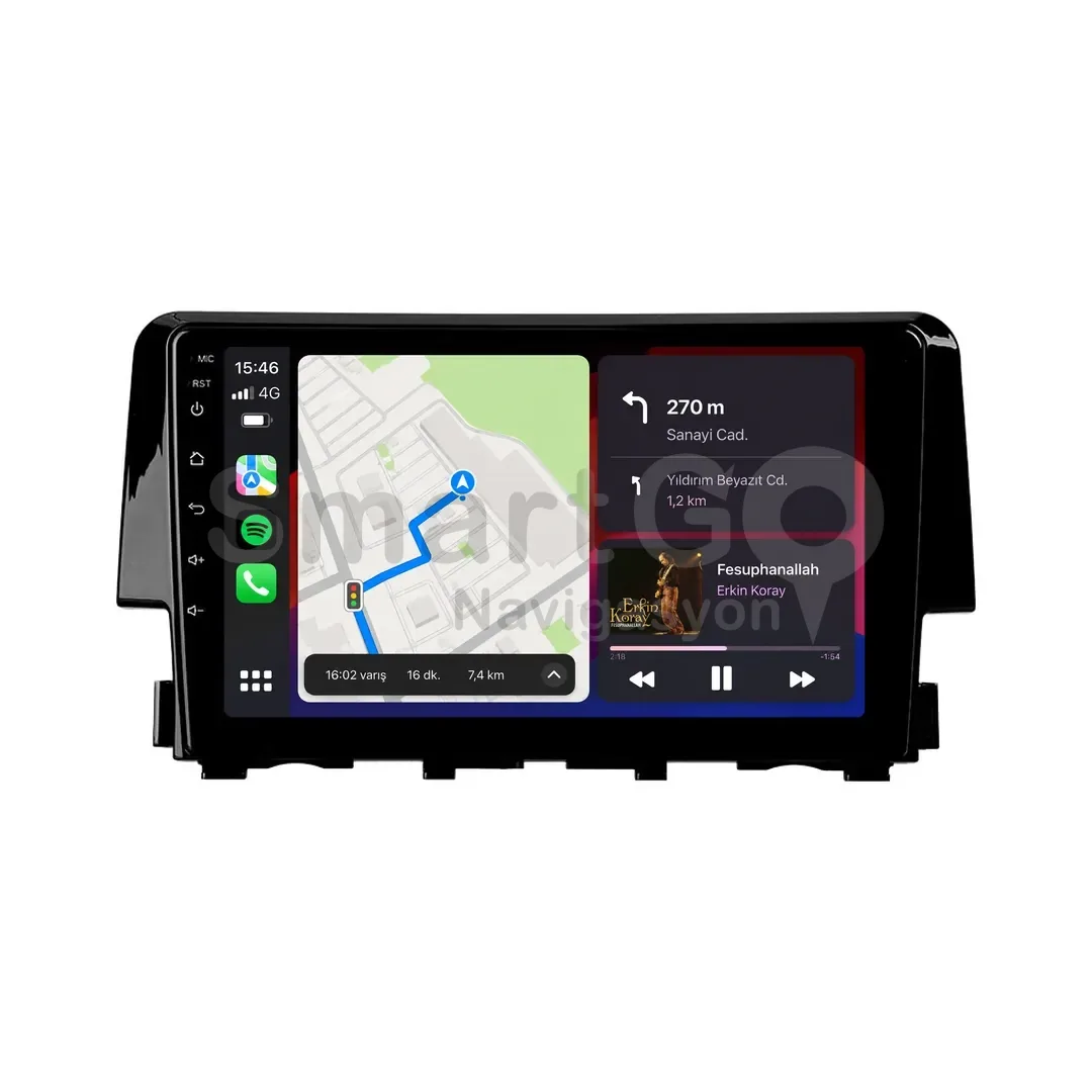 Honda Civic Android Multimedya Sistemi (2016-2021) - 9 İnç