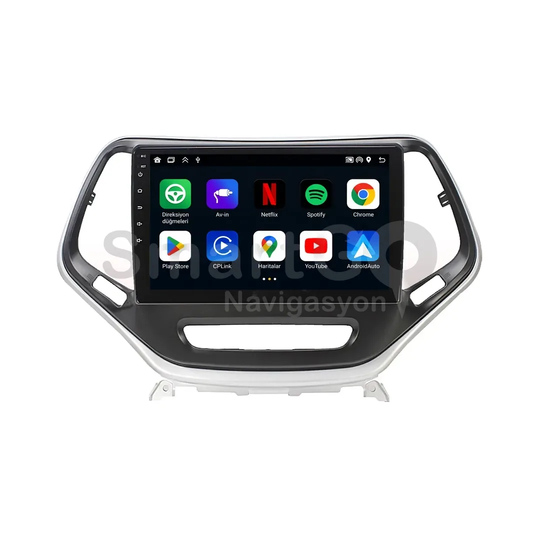 Jeep Cherokee Android Gri Multimedya Sistemi (2014-2015) - 10 İnç