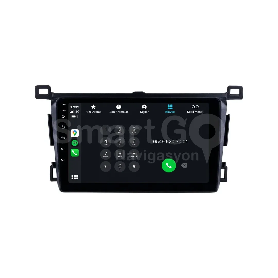 Toyota RAV4 Android Multimedya Sistemi (2013-2018) - 9 İnç
