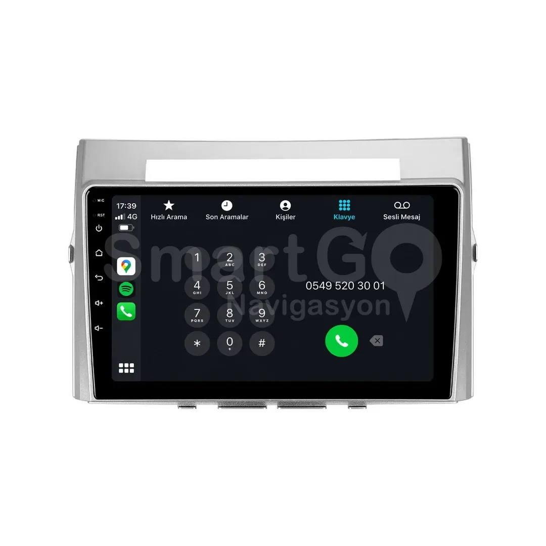 Toyota Verso Android Multimedya Sistemi (2002-2008) - 9 İnç