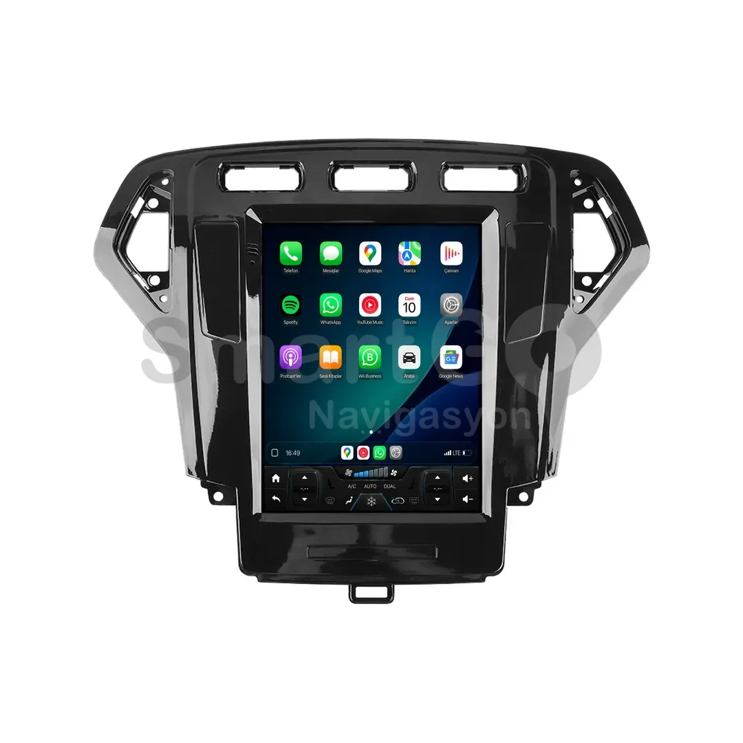 Ford Mondeo Android Siyah Tesla Multimedya Sistemi (2007-2010) - 9.7 İnç