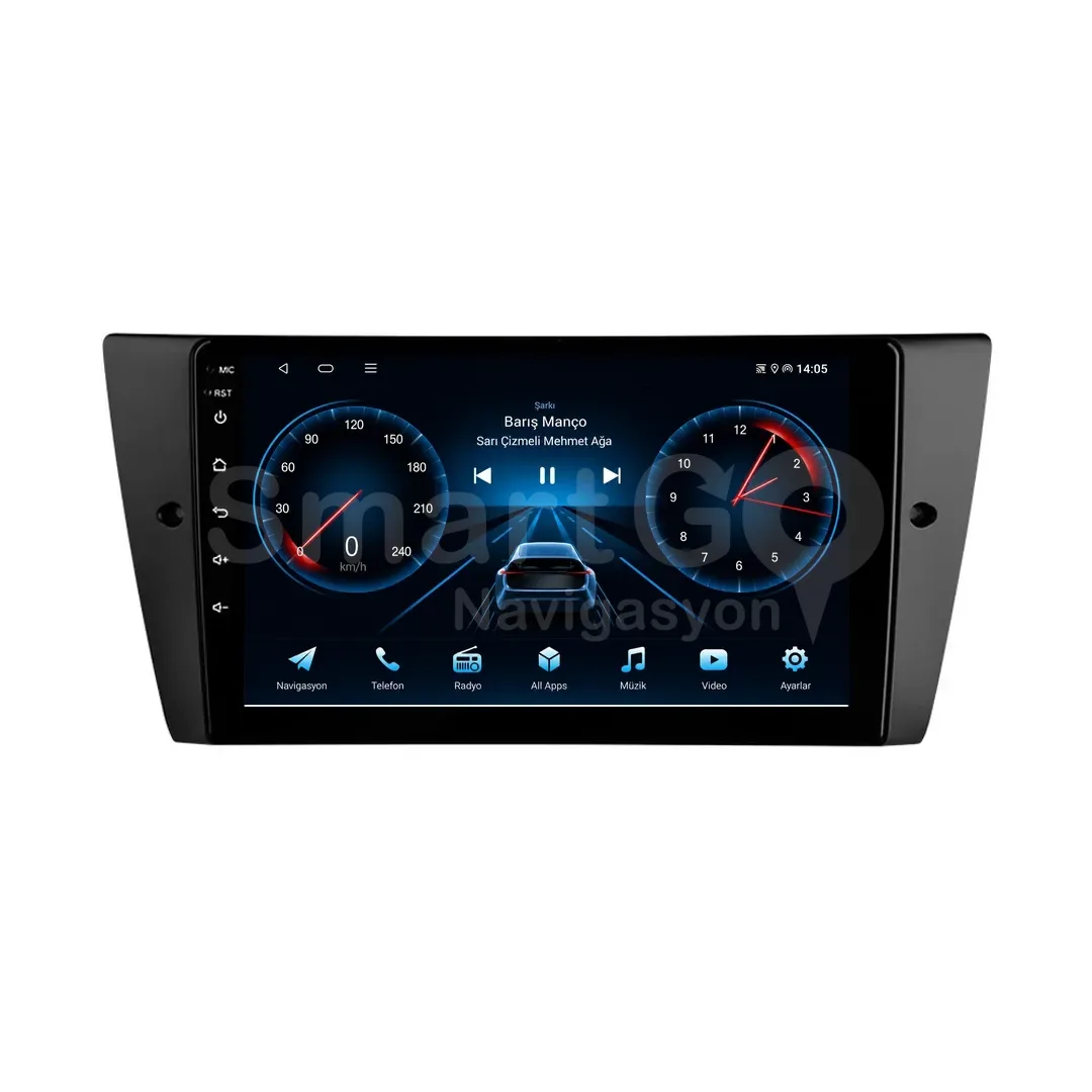 BMW 3 Series E91 Android Multimedya Sistemi (2005-2012) - E90 9 İnç