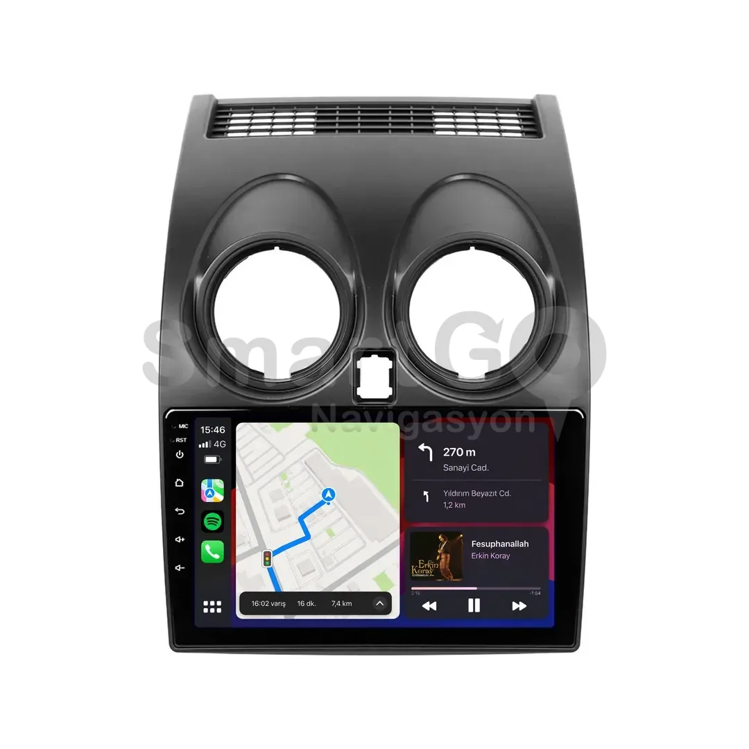 Nissan Qashqai Android Multimedya Sistemi (2007-2013) - 9 İnç