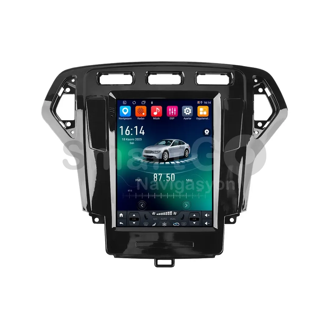 Ford Mondeo Android Siyah Tesla Multimedya Sistemi (2007-2010) - 9.7 İnç