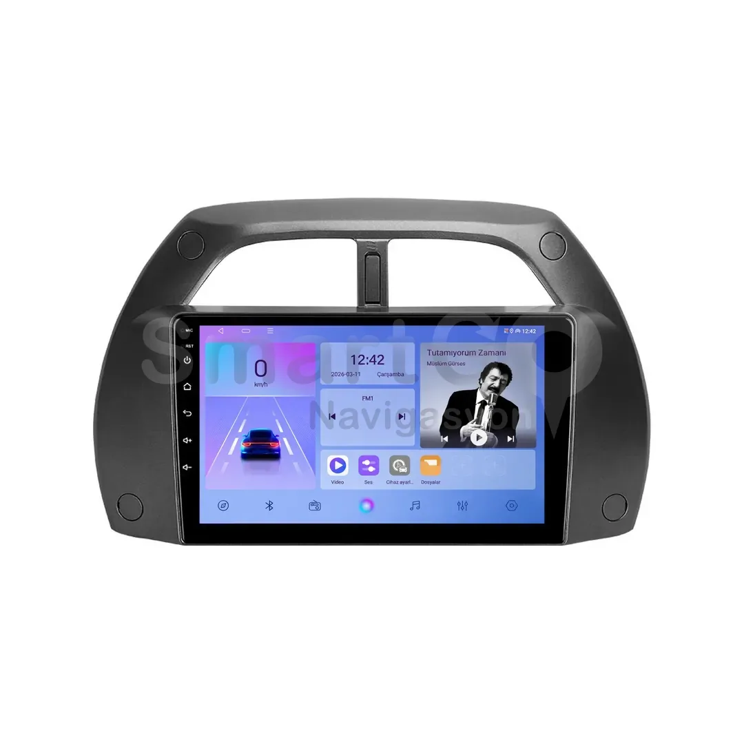 Toyota RAV4 Android Multimedya Sistemi (2001-2003) - 9 İnç
