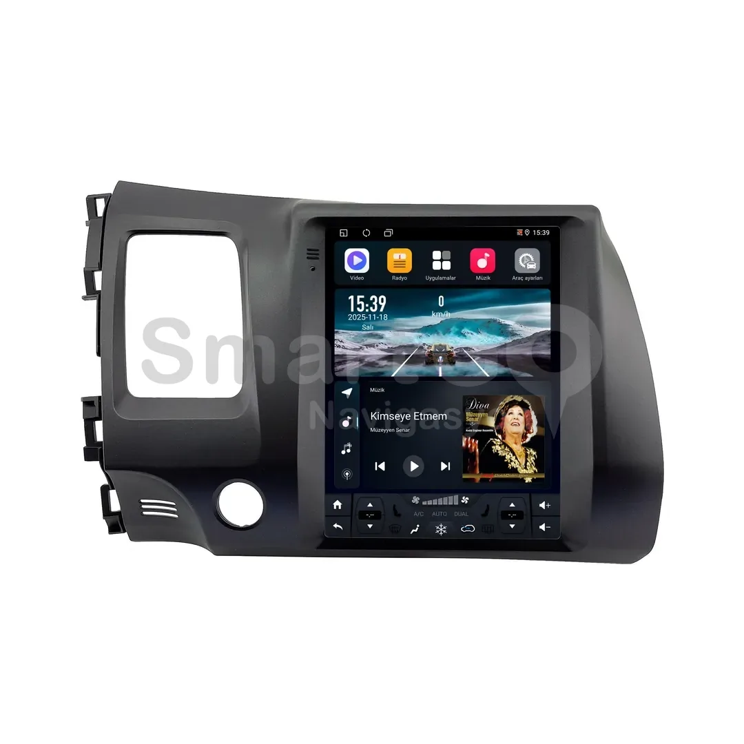 Honda Civic Android Tesla Multimedya Sistemi (2007-2012) - 9.7 İnç