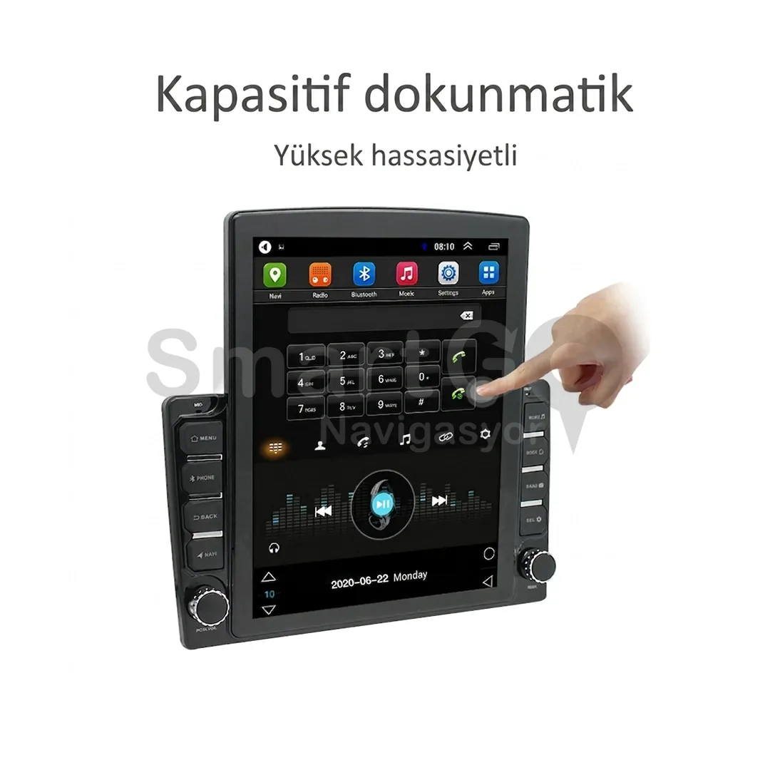 9.7 İnç Universal Tesla Dikey Android Multimedya 4+64 GB