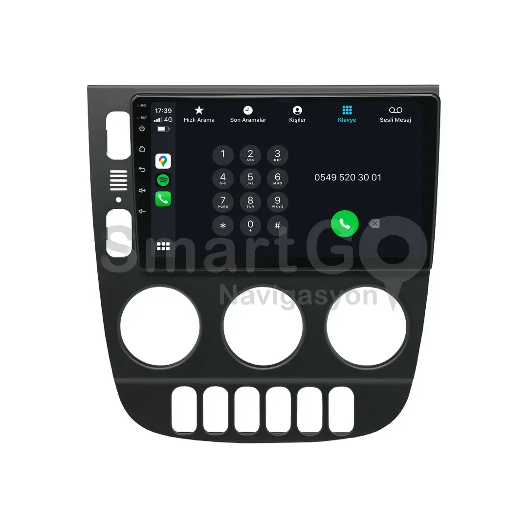 Mercedes ML Android Siyah Multimedya Sistemi (1998-2005) - 9 İnç