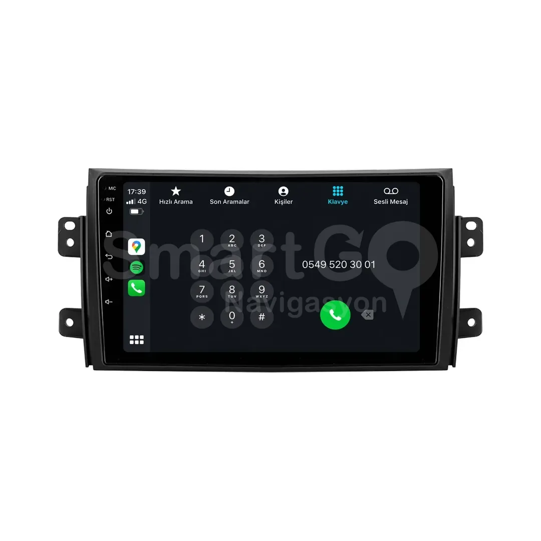 Fiat Sedici Android Multimedya Sistemi (2007-2008) - 9 İnç