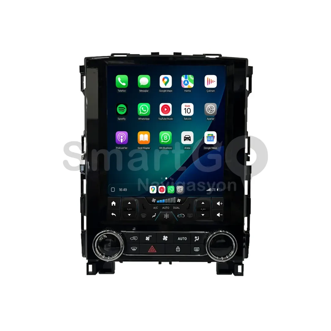 Renault Megane Android Tesla Multimedya Sistemi (2016-2023) - 9.7 İnç LCD Ekran