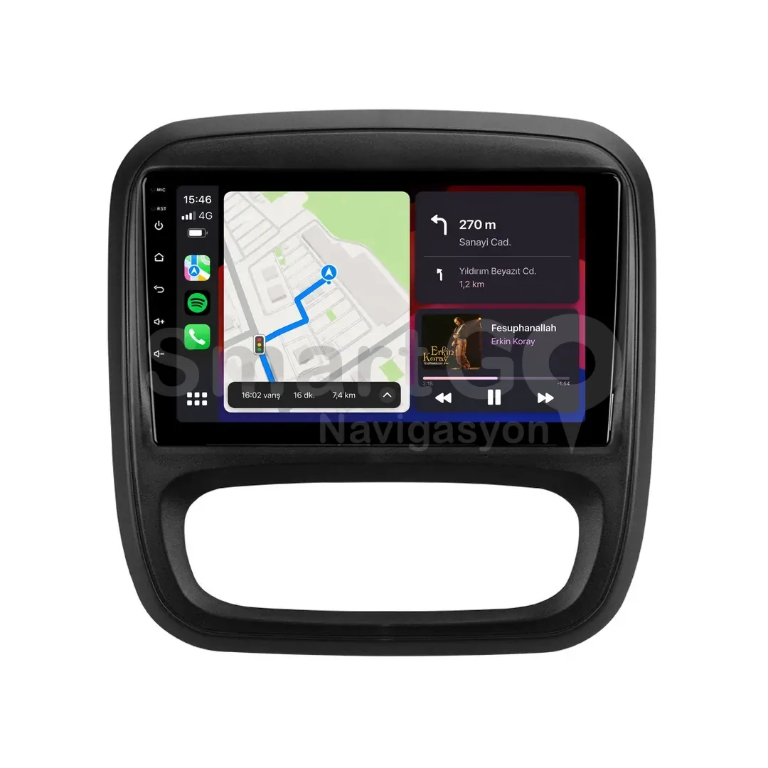 Renault Trafic Multix Android Multimedya Sistemi (2019-2021) - 9 İnç