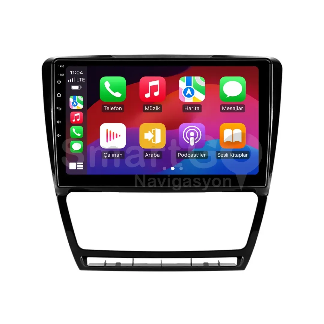 Skoda Octavia Android Siyah Multimedya Sistemi (2008-2012) - 10 İnç