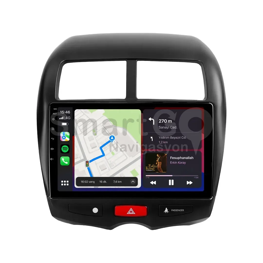 Mitsubishi ASX Android Multimedya Sistemi (2010-2019) - 10 İnç