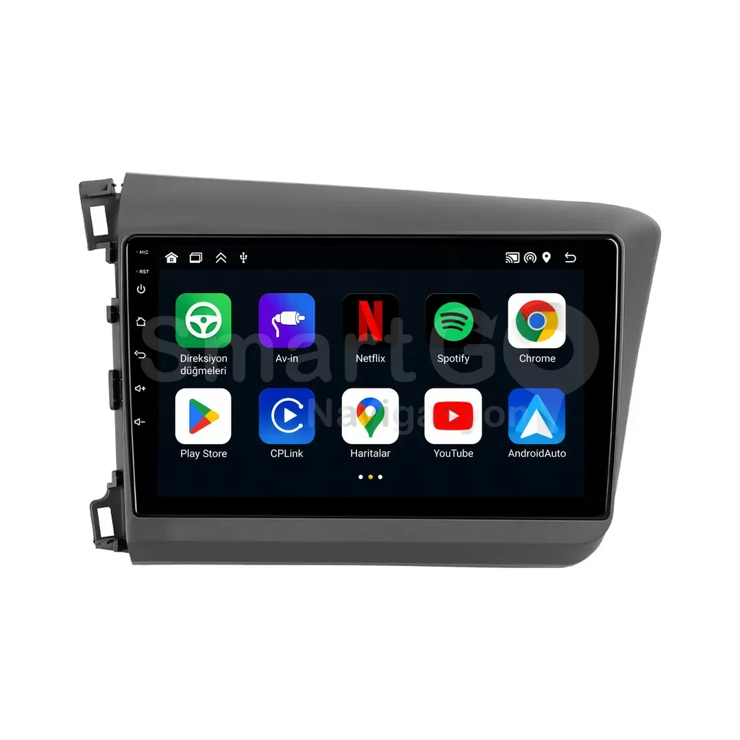Honda Civic Android Multimedya Sistemi (2012-2015) - 9 İnç