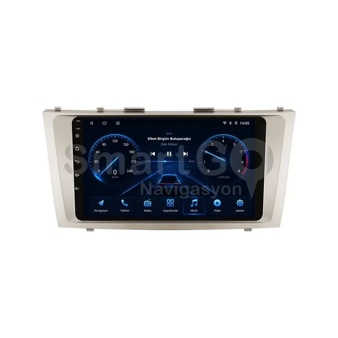 Toyota Camry Android Multimedya Sistemi (2007-2012) - 9 İnç