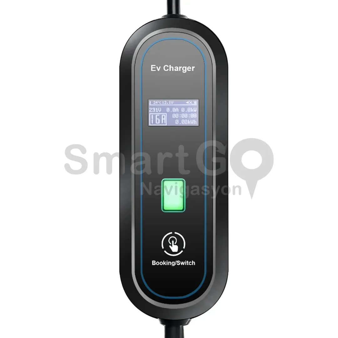Taşınabilir Elektrikli Araç Şarj Kablosu