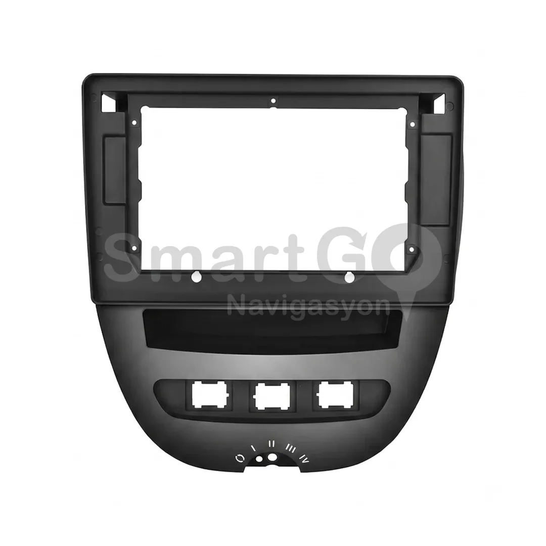 Citroen C1 10 İnç 2007-2013 Multimedya Çerçevesi