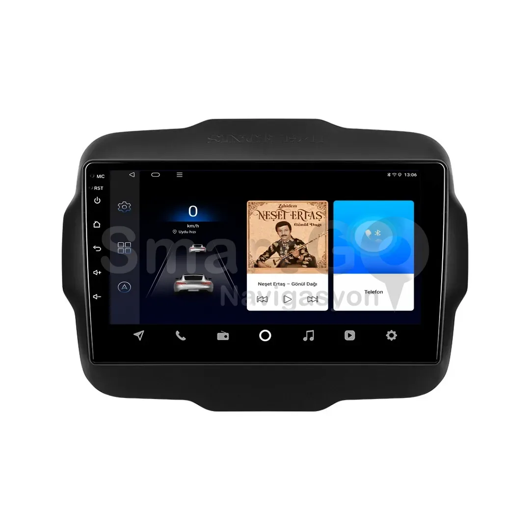 Jeep Renegade Android Multimedya Sistemi (2014-2021) - 9 İnç